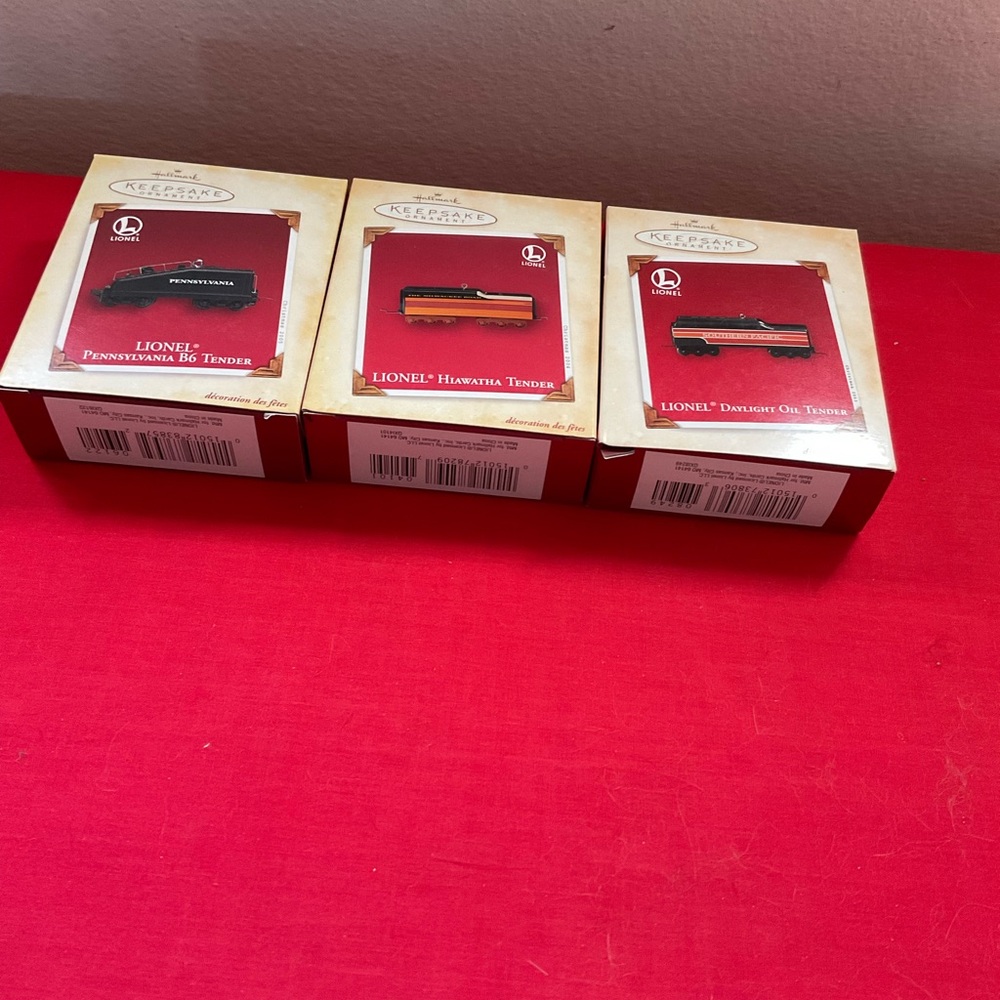 Hallmark Keepsake Lionel Train Ornaments
